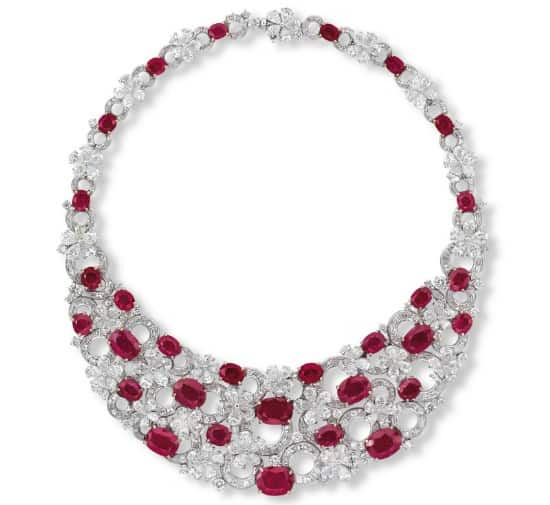 The Etcetera’s Burmese Ruby Necklace - $6.4 million 